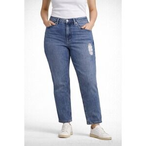 NWT Levis 80s Mom Jeans Womens 28x30 High Rise Tapered Leg Medium Wash Blue